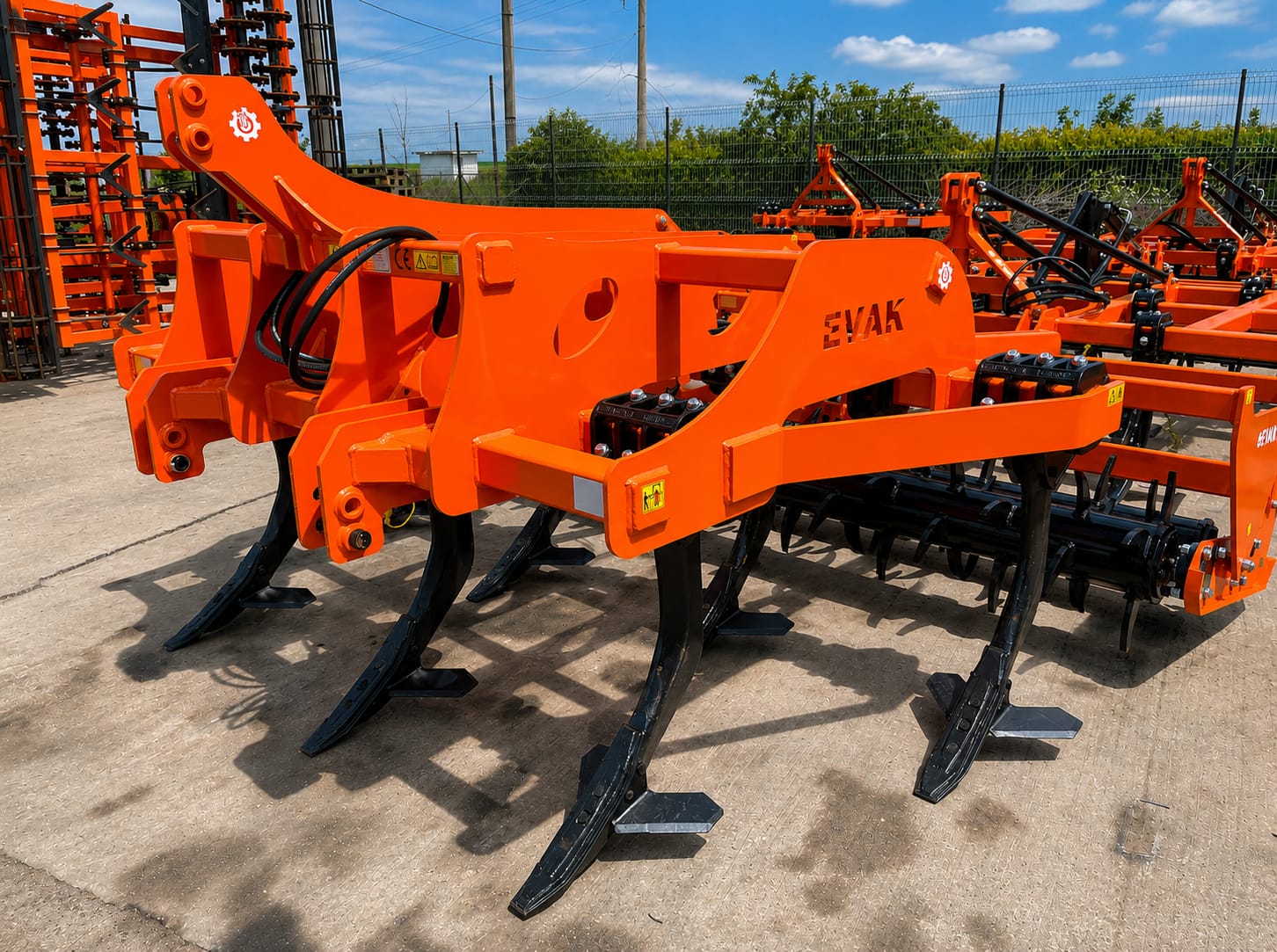 Scarificator EVAK — decompactare sol adanca