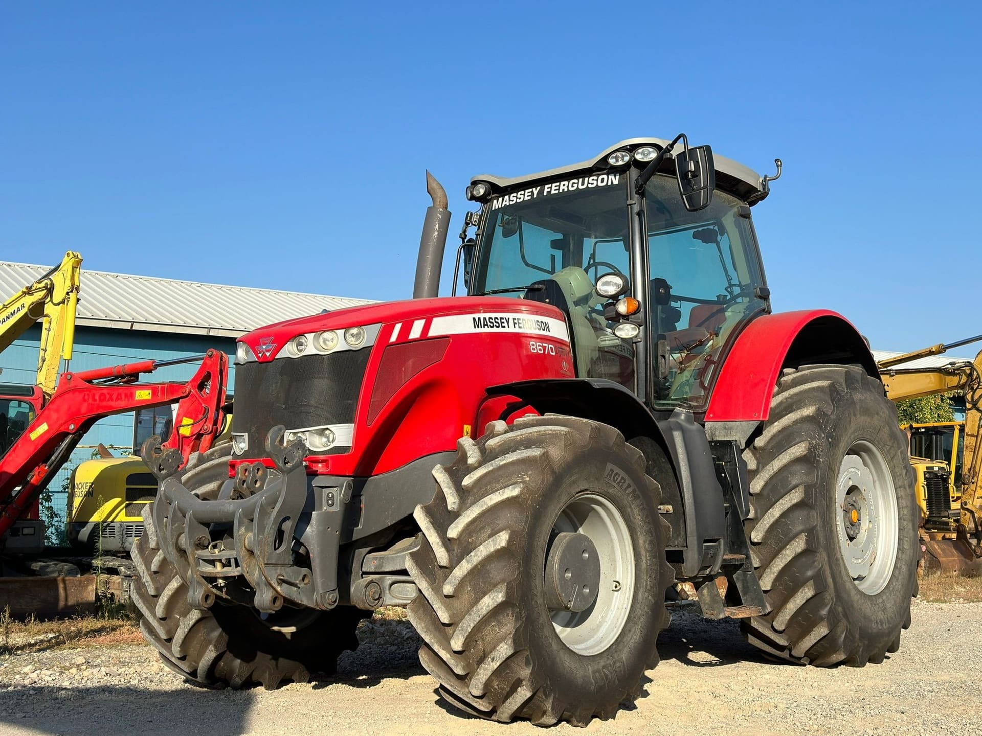 Massey Ferguson MF 8S Series — tractor in camp