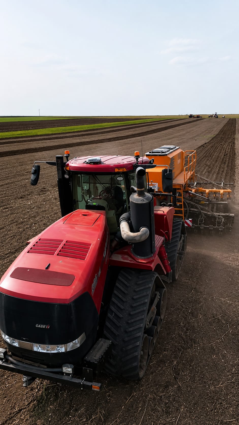 Quadtrac 620 + MZURI in lucru pe camp